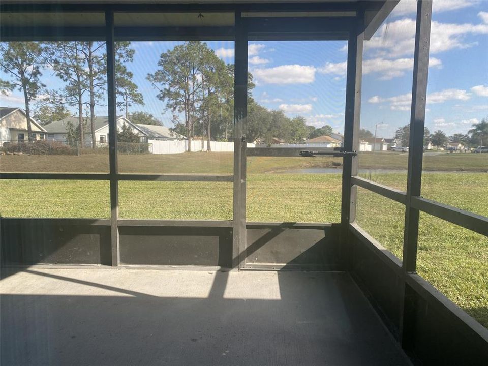 Screened Enclosed Back Porch