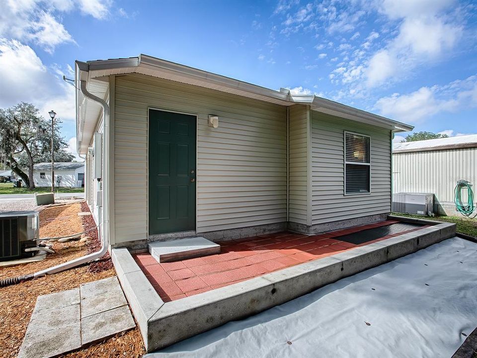 THE PATIO IS PERFECT FOR THOSE THAT ENJOY GRILLING OUTDOOR OR JUST A SITTING AREA TO ENJOY THE PEACEFUL SETTING