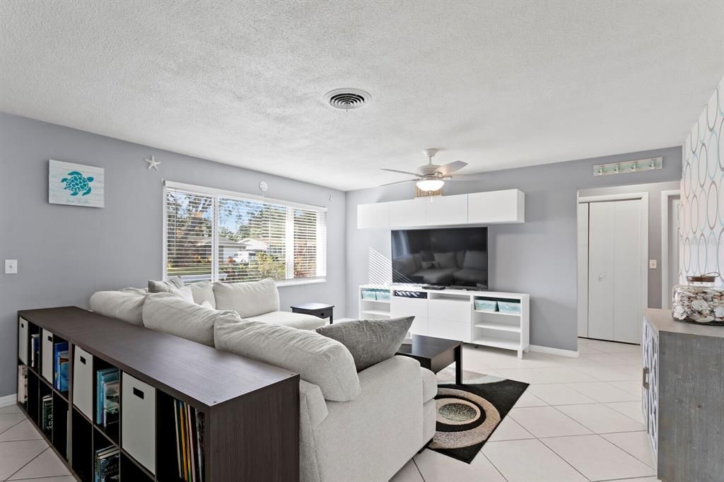 Views into the large family room