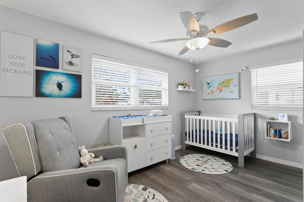 2nd bedroom located at the front of the home