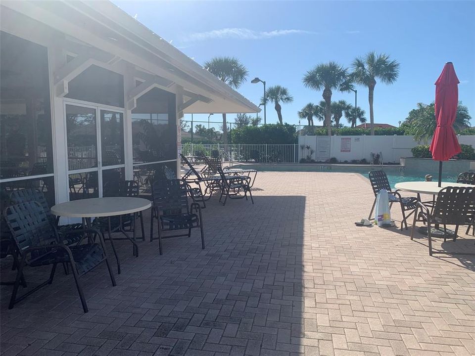 Seating at Clubhouse/Pool