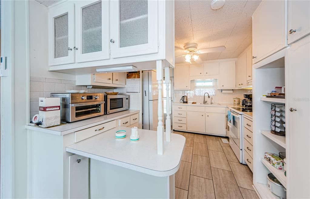 Kitchen entry from dining area