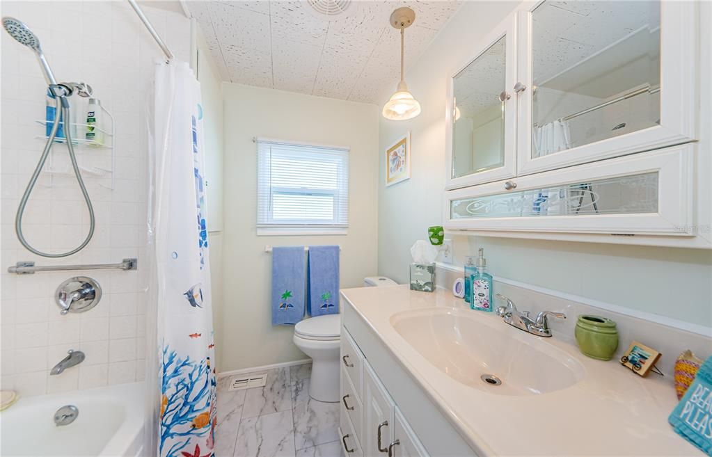 Bathroom 2 with Tub and Shower