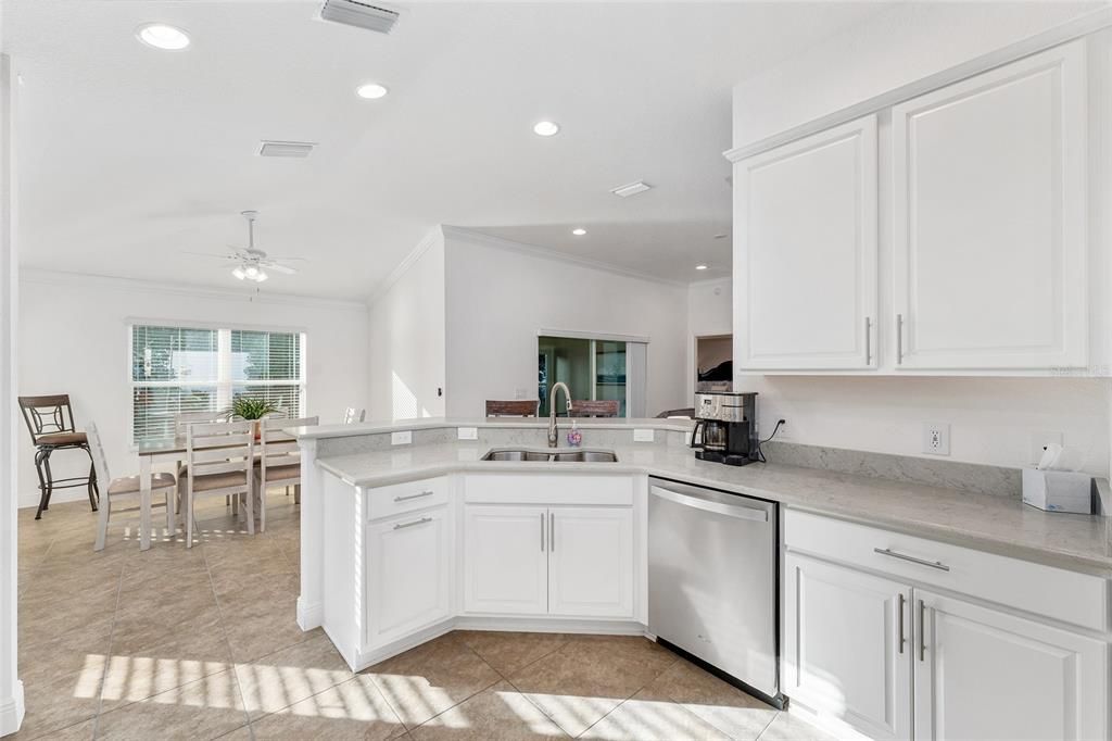 Kitchen looking into Dining Area