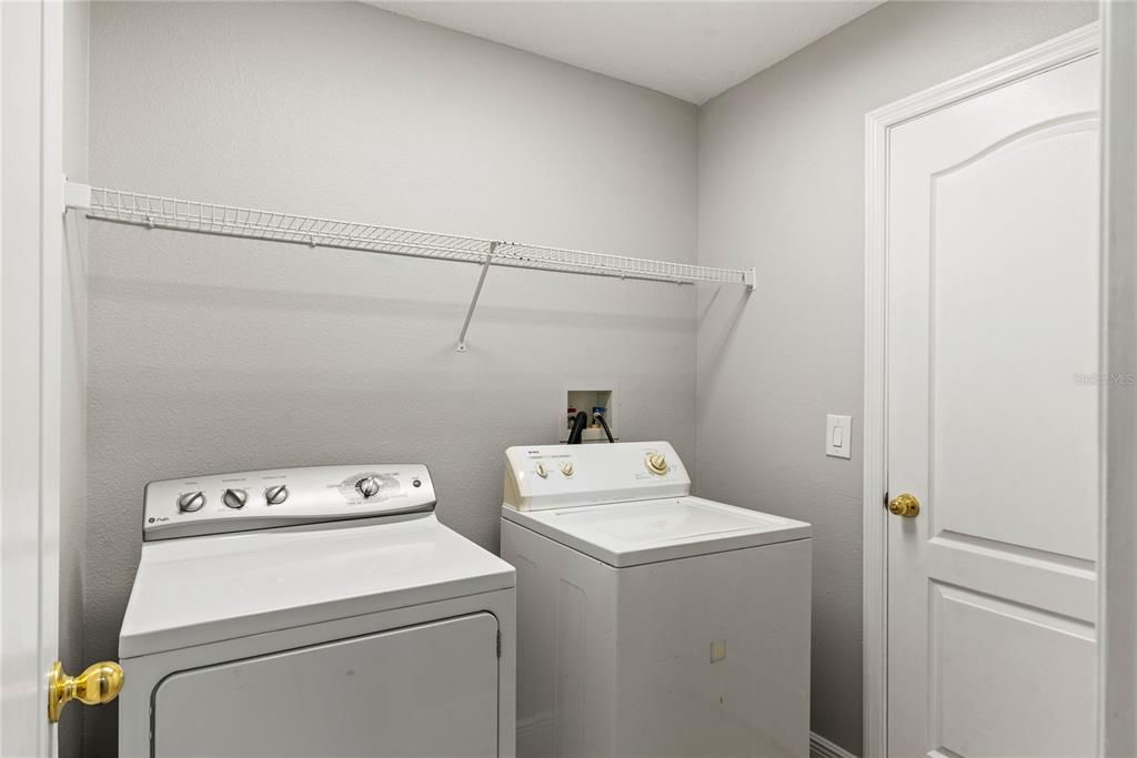 Laundry Room with garage access