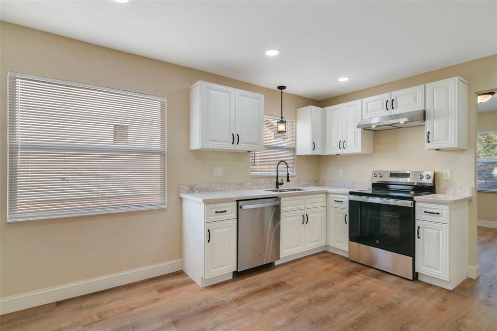 Newly refreshed kitchen