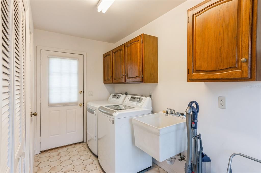 Laundry room.