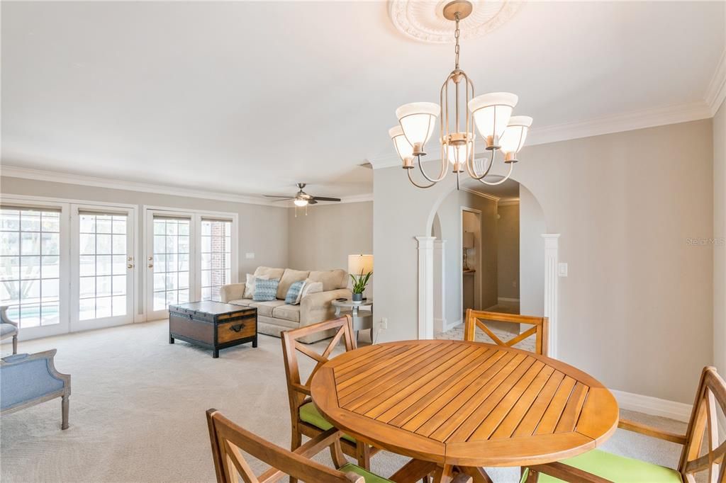 Dining room area.