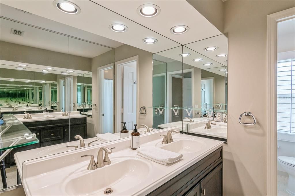 Master bathroom.