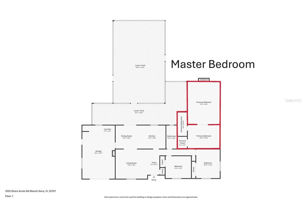 Master Bedroom location