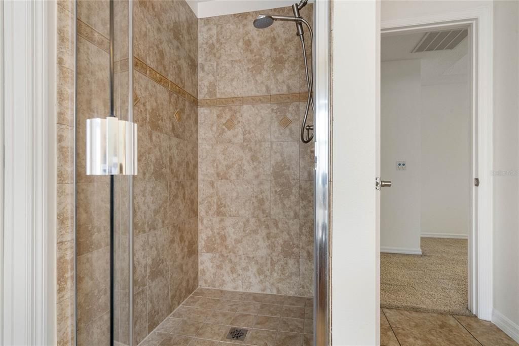 glass-enclosed shower