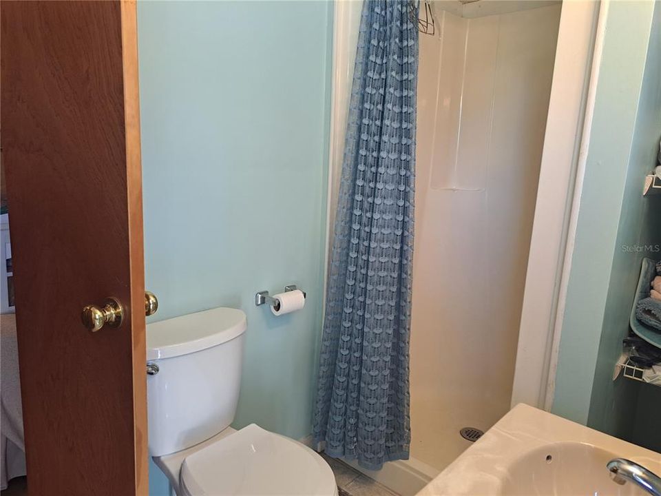 2nd Bathroom with shower stall, no tub