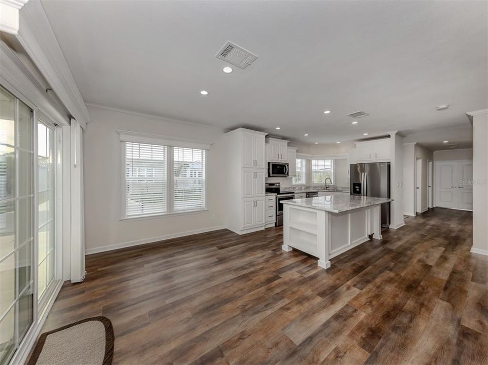 Dining Area, Sliders to covered Carport