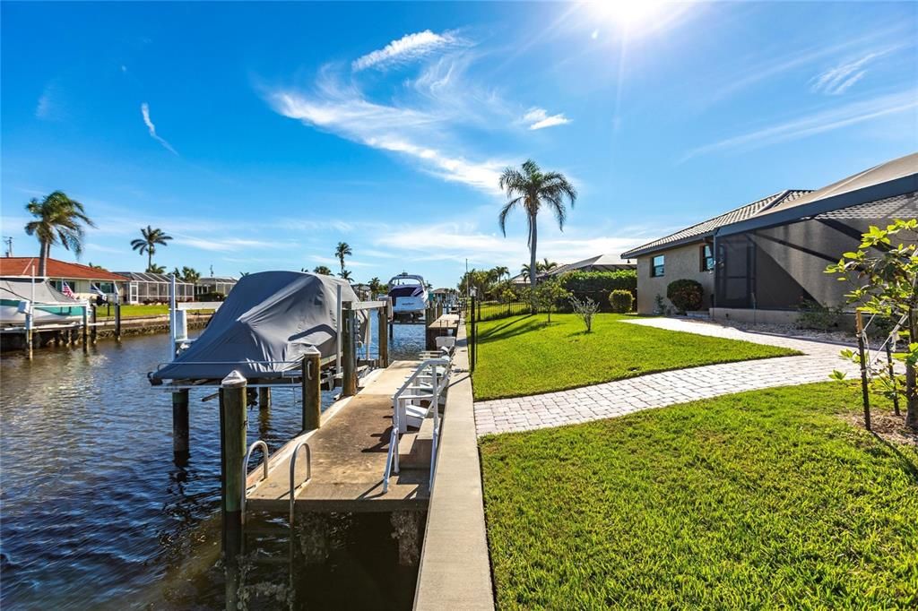 CONCRETE SEAWALL & DOCK