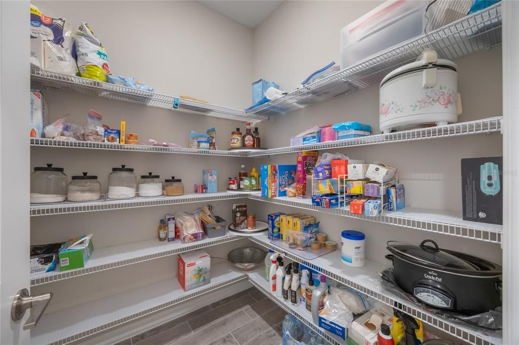 Wow!  This pantry is huge!