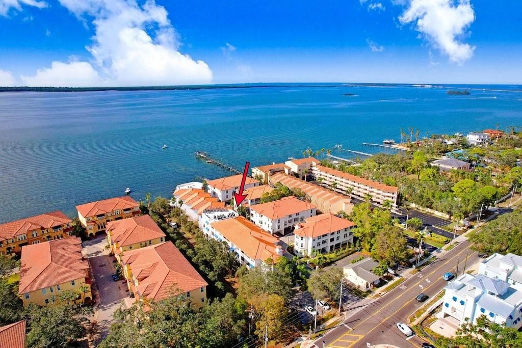 Aerial View of Community, St Joseph Sound & Gulf of Mexico