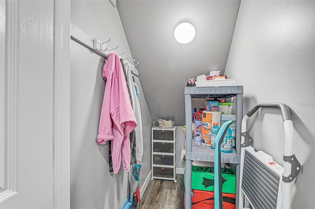 This condo maximizes its space beautifully, featuring a front closet that provides extra storage for your convenience!