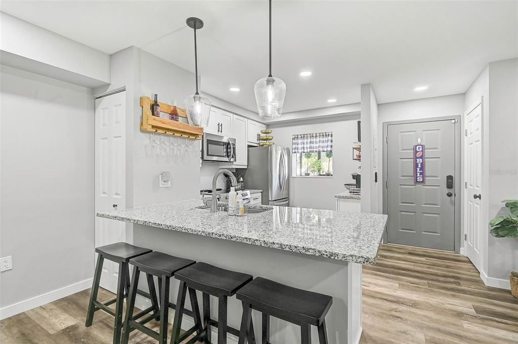 This beautifully remodeled kitchen is absolutely stunning!