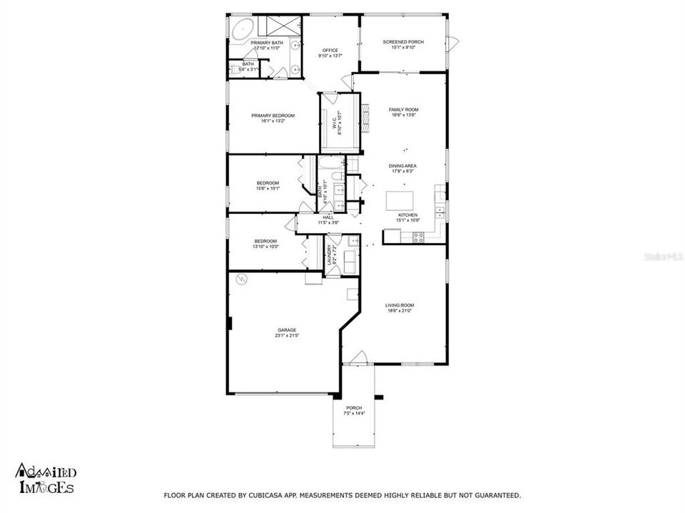 На продажу: $499,000 (3 спален, 2 ванн, 2032 Квадратных фут)