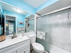 Master Bath before seller relocated