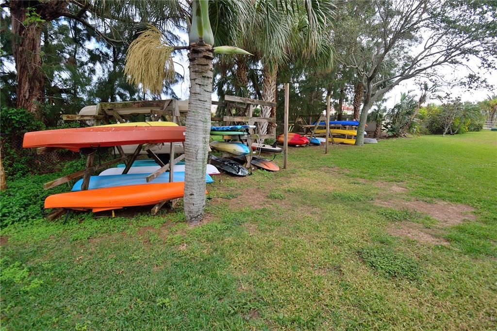 kayak storage