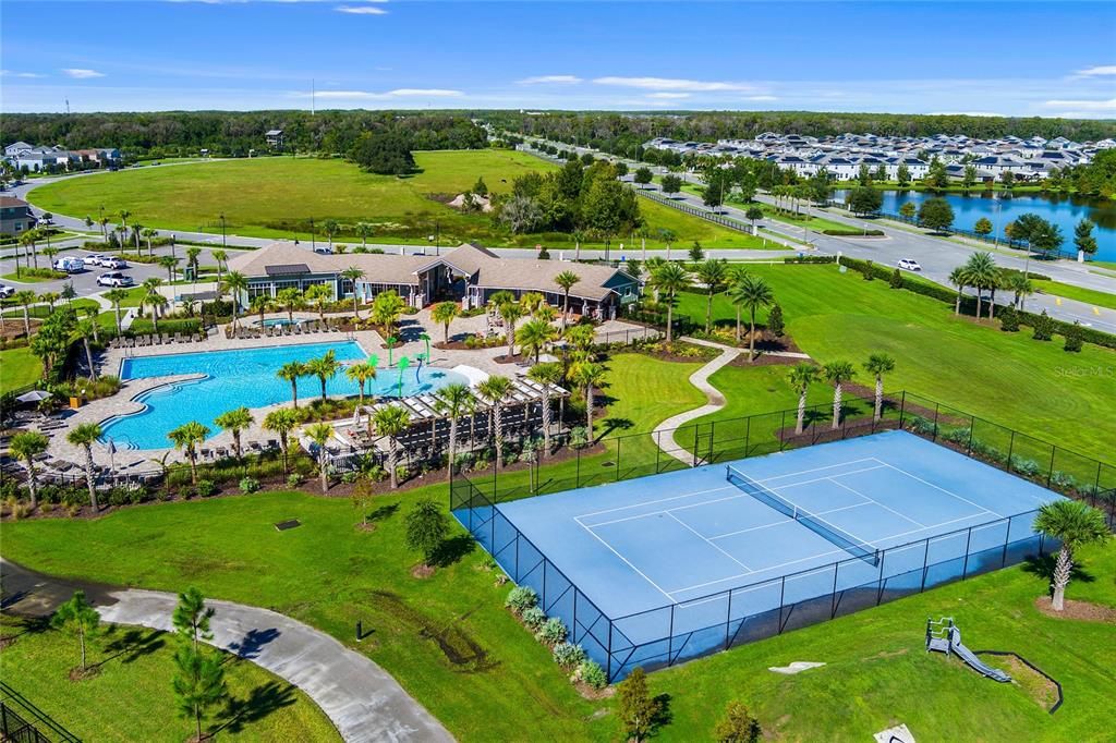 Tennis Court, Clubhouse 1, Resort Pool 1