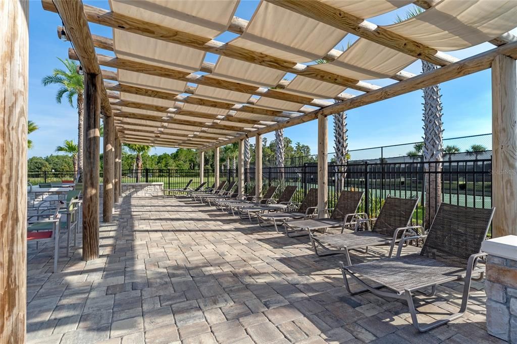 Resort pool 1 covered seating