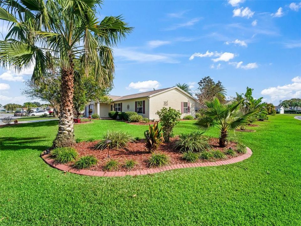 Beautiful landscaping beds surrounding the home!