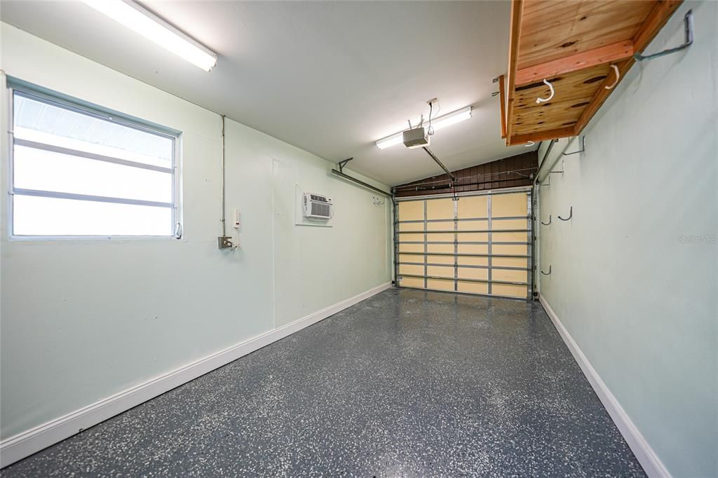 Garage with Epoxy Flooring