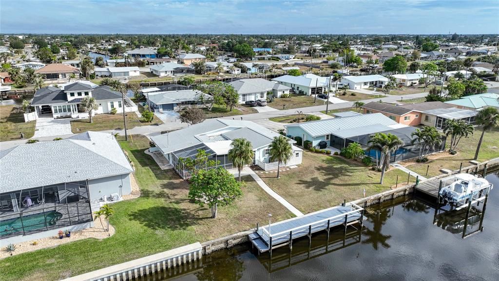 Sailboat Access, Dock with Water and Electric, Concrete Seawall