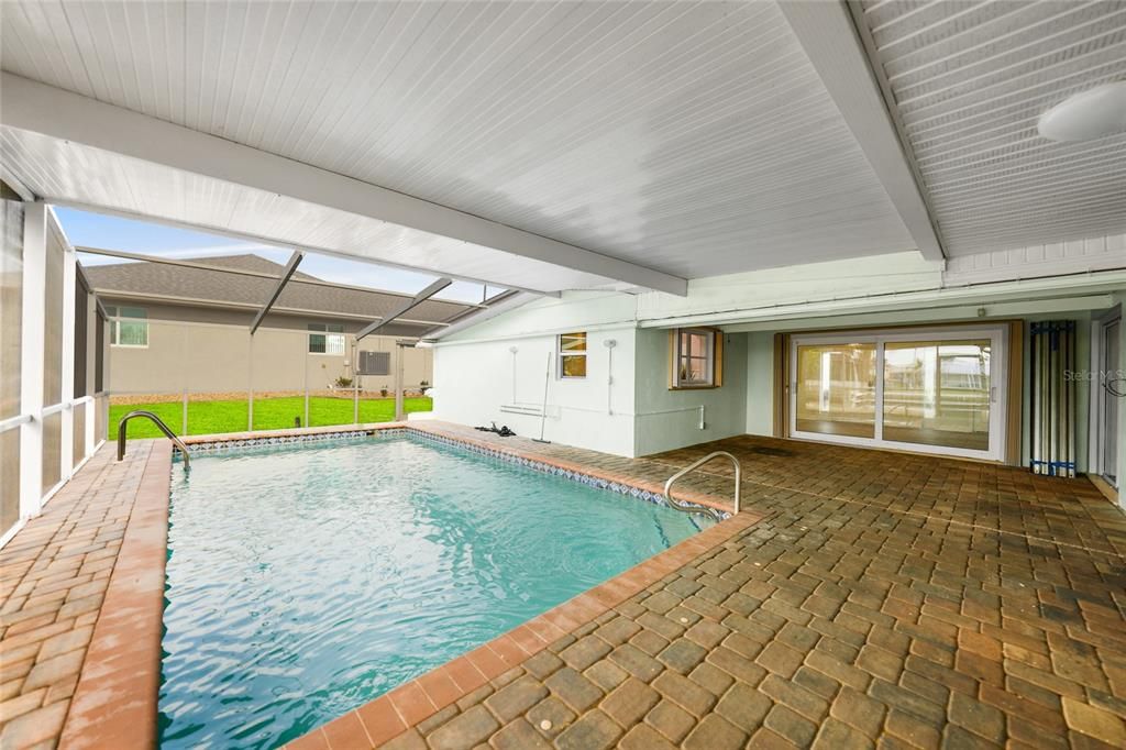 Large, Paver Lanai, Heated Pool