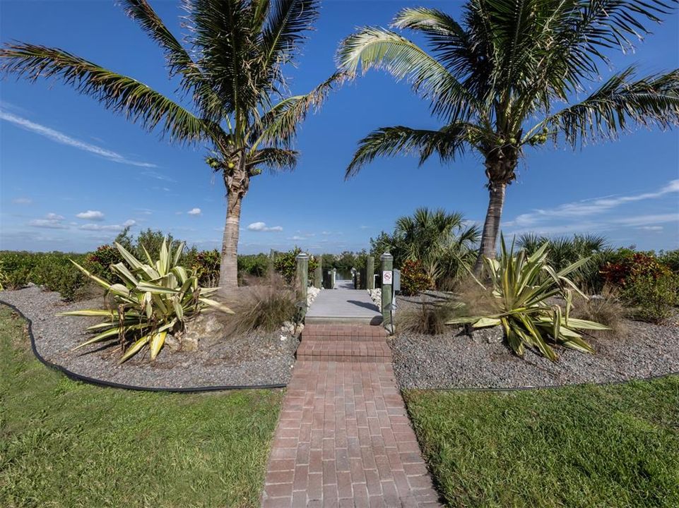 Walkway to dock