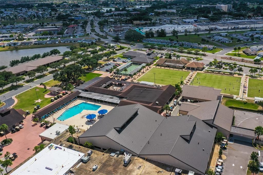 Aerial Community Amenity View