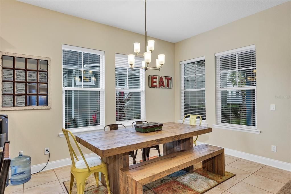 Dinning area off kitchen