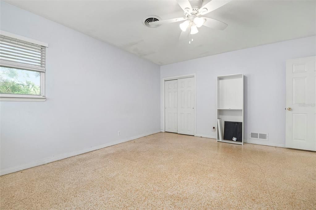 Spacious 3rd bedroom with walk in closet