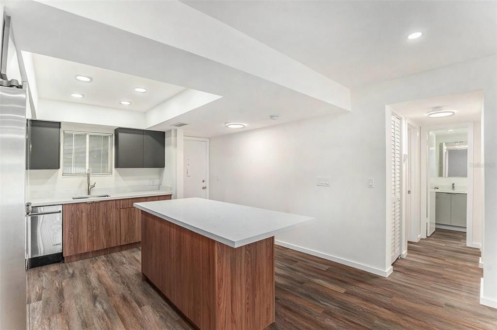 Kitchen facing Frontdoor