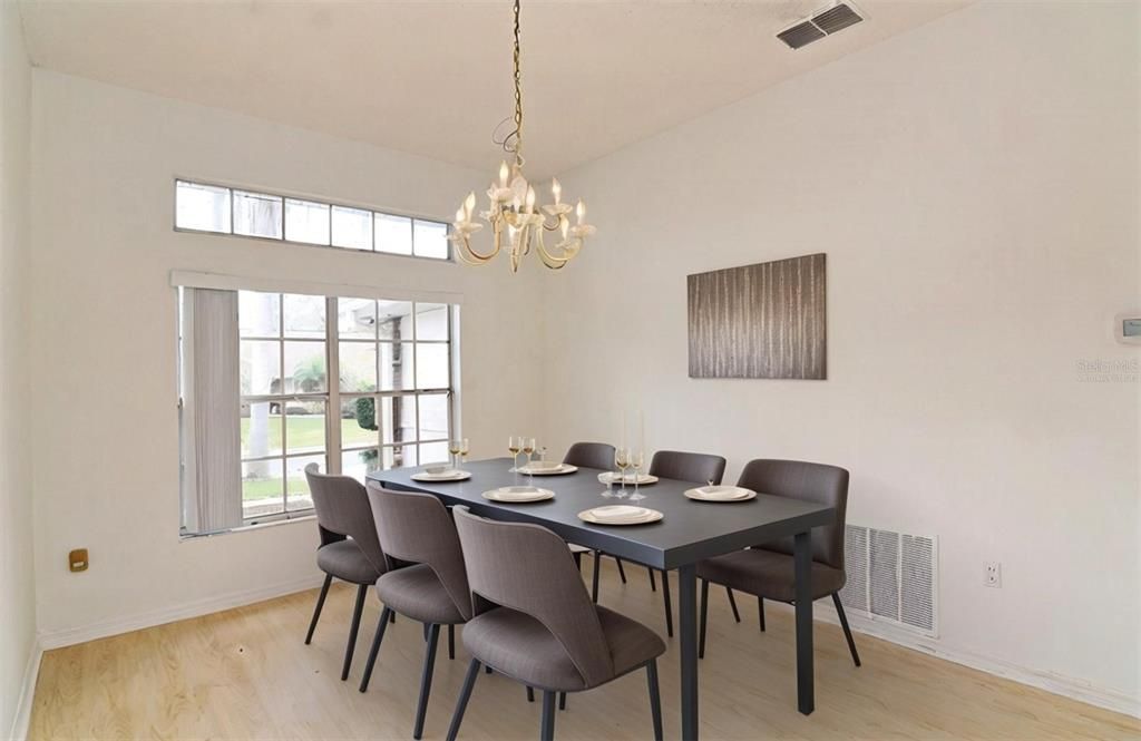 Virtually Staged Dining Room