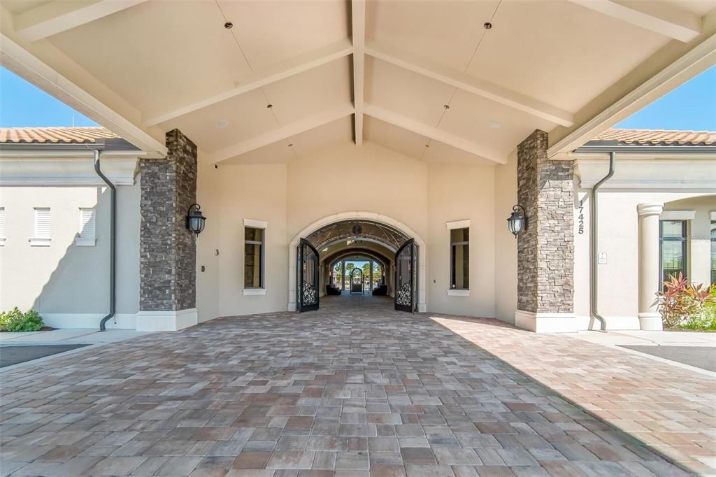 Grand entrance to the World Class Resort Amenity Center!