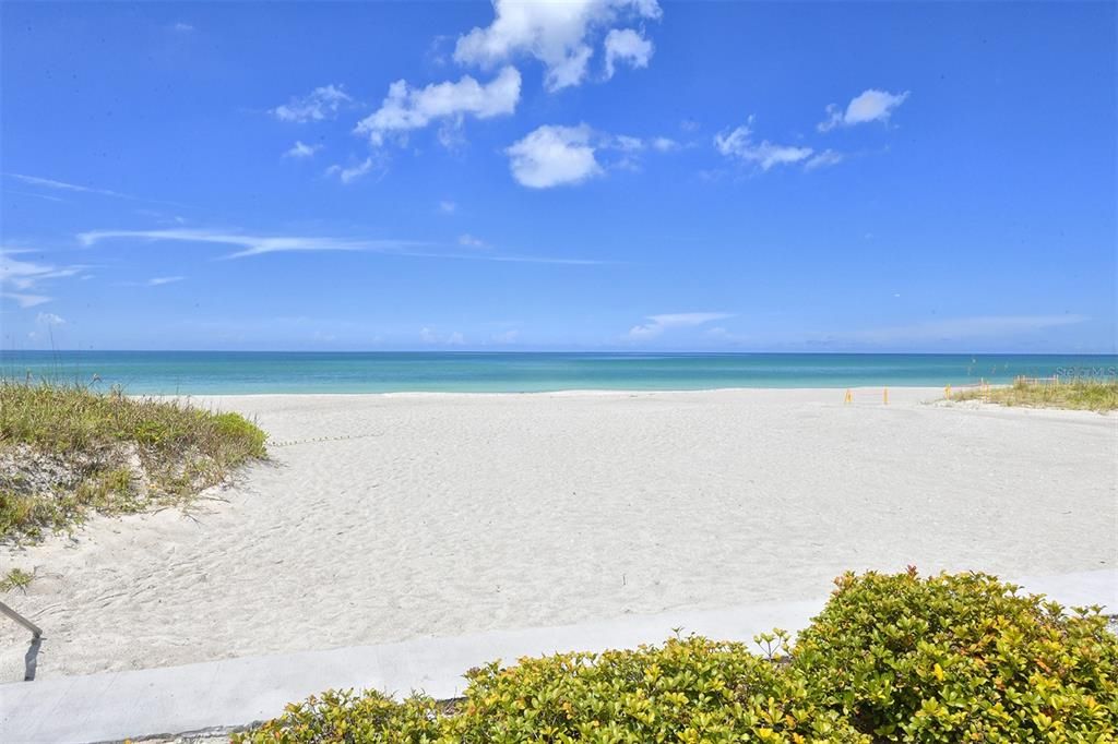 Open stretches of beach