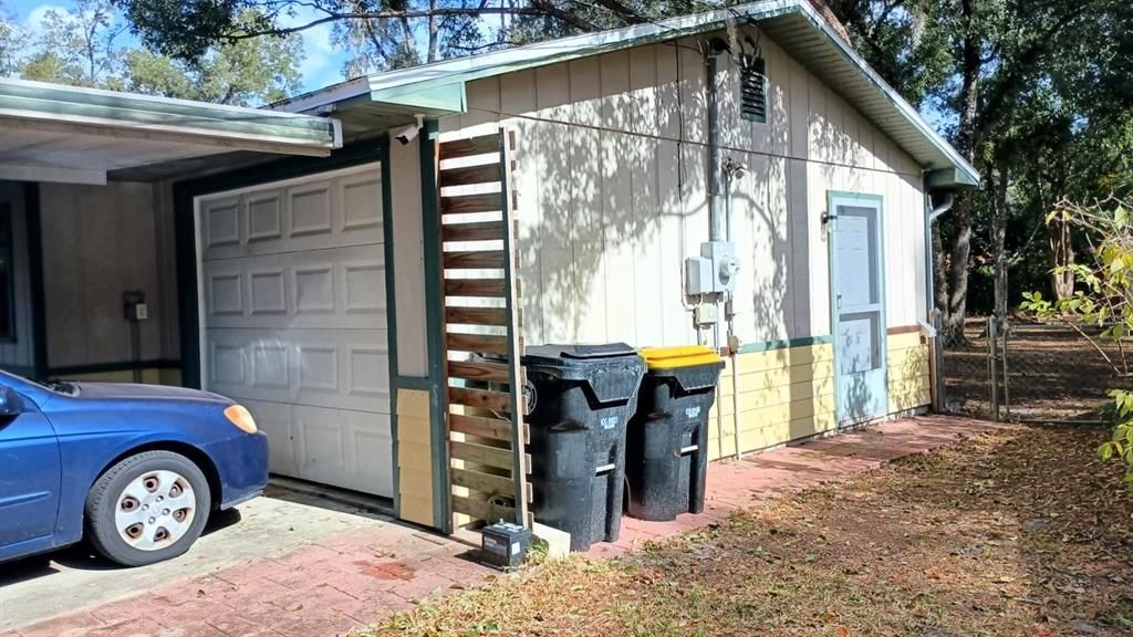 Side of home/garage.