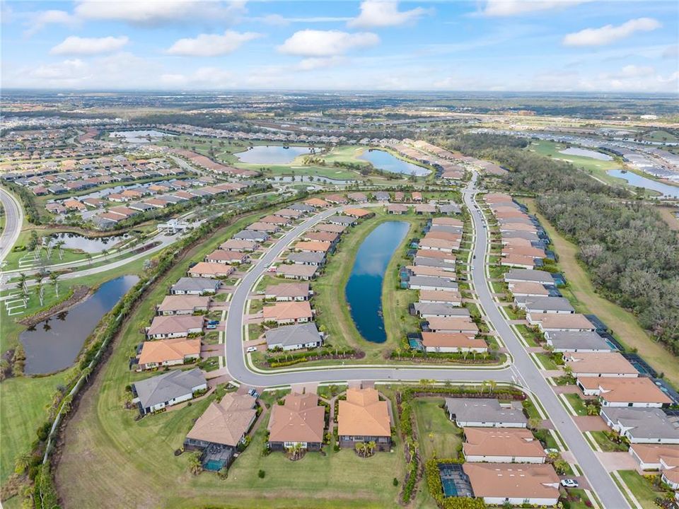 Aerial view of community.