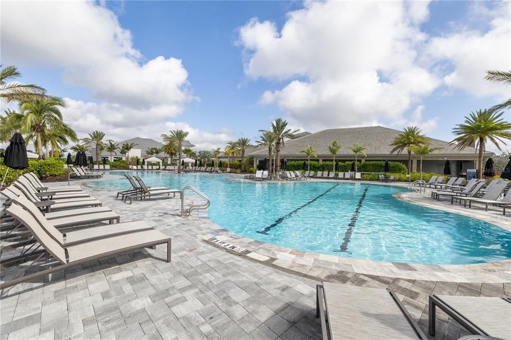 Breathtaking pool, showcasing the communities resort-style amenities.