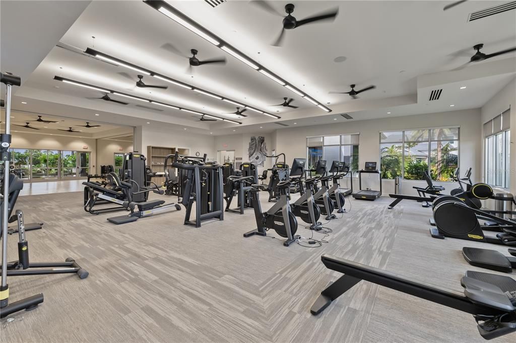 State-of-the-art fitness center