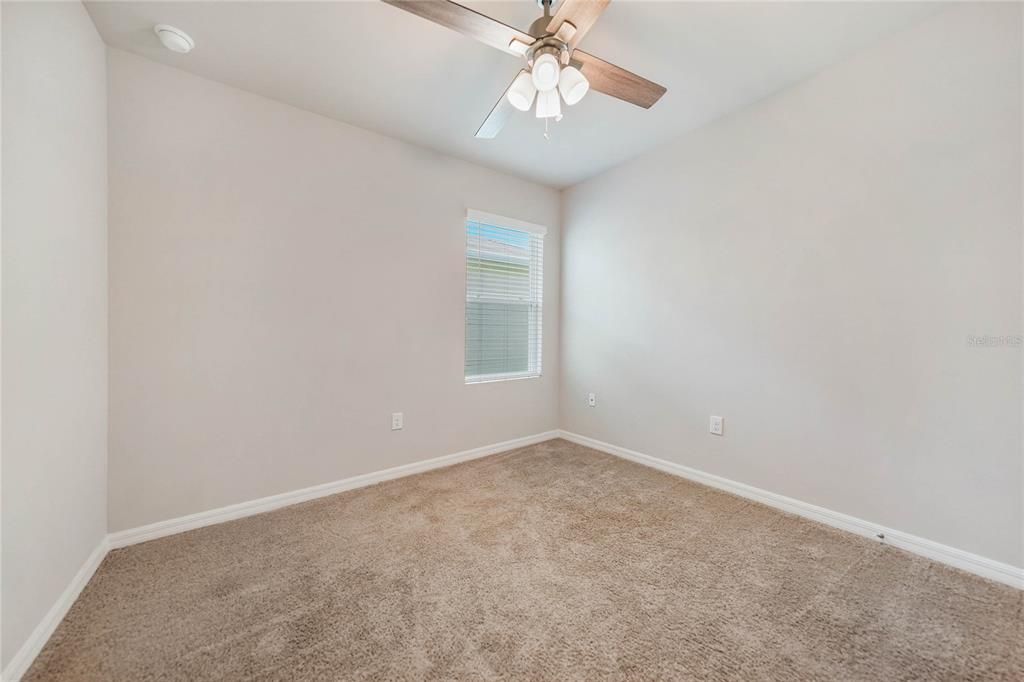 3rd Bedroom with Ceiling Fan