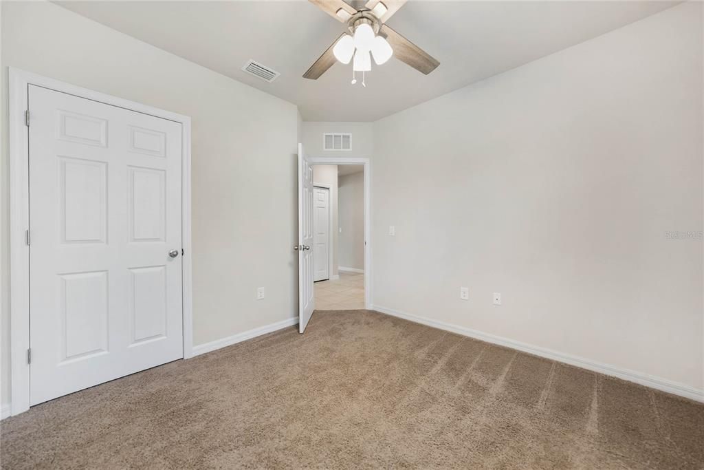 3rd Bedroom with Ceiling Fan