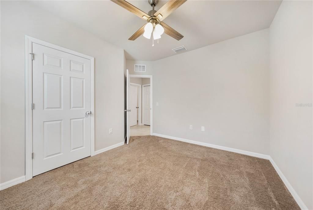 2nd Bedroom with Ceiling Fan