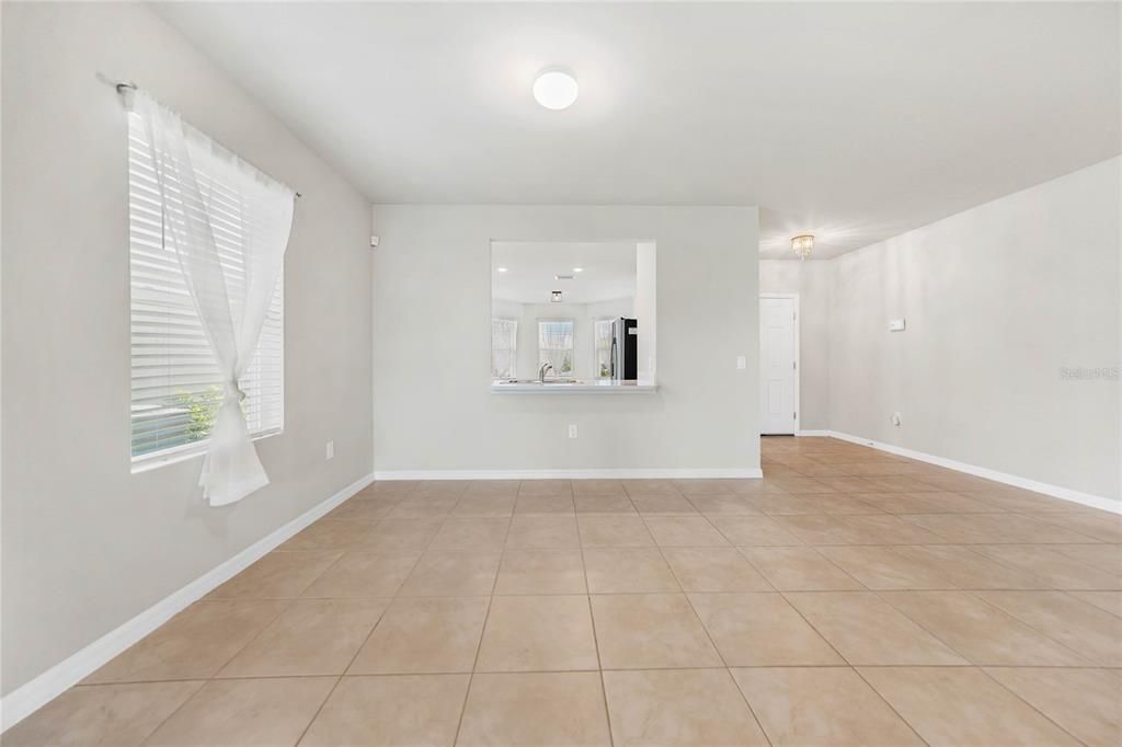 Living Room/Dining Room Combo - Tile Flooring