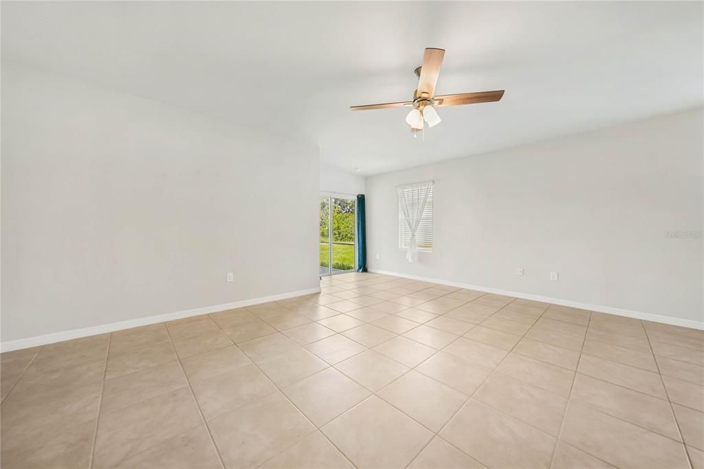 Living Room/Dining Room Combo - Tile Flooring