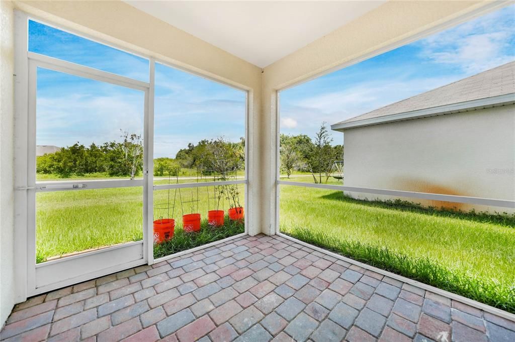 Screened Lanai with Pavers