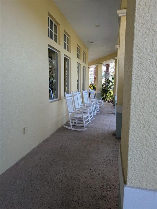 Clubhouse Porch